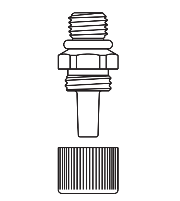 Tip Adapter With Retaining Nut