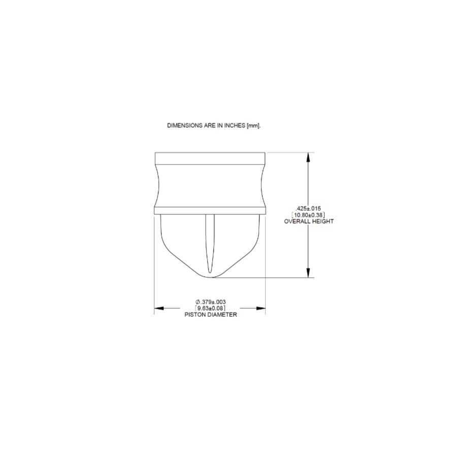 7012322 Drawing Nordson Piston Optimum 3cc Flatwall