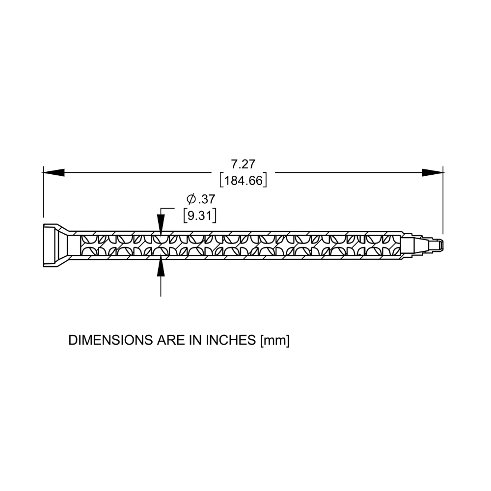 7013510 Drawing Nordson Static Mixer 160-818