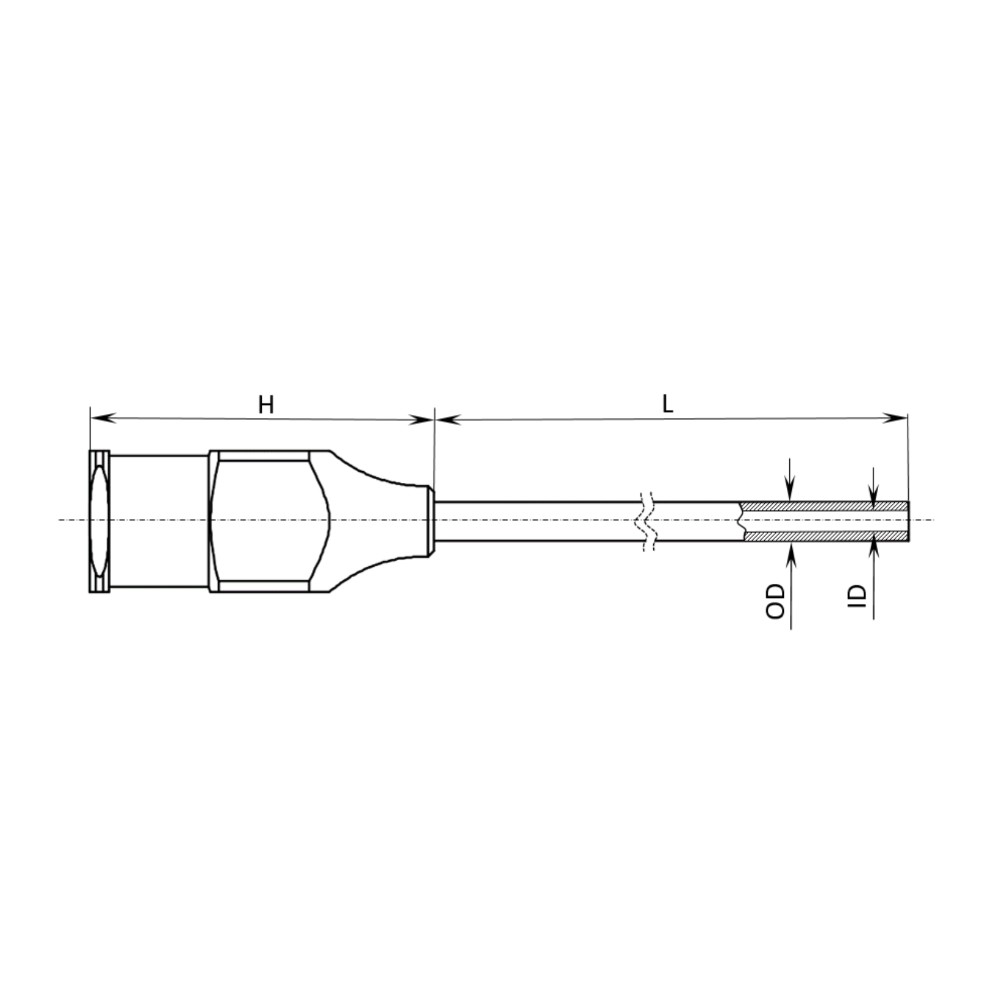 7015015 Drawing Flumasys Metal tip