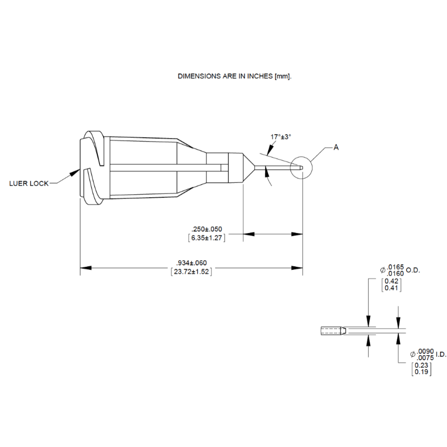 7015236 Drawing Nordson Chamfered Tip Clear