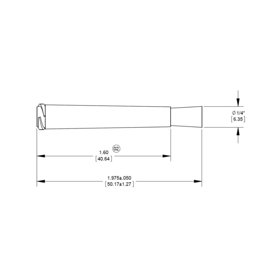 7015467 Drawing Nordson Dispensing Brush Tip Stiff Nylon High Flow