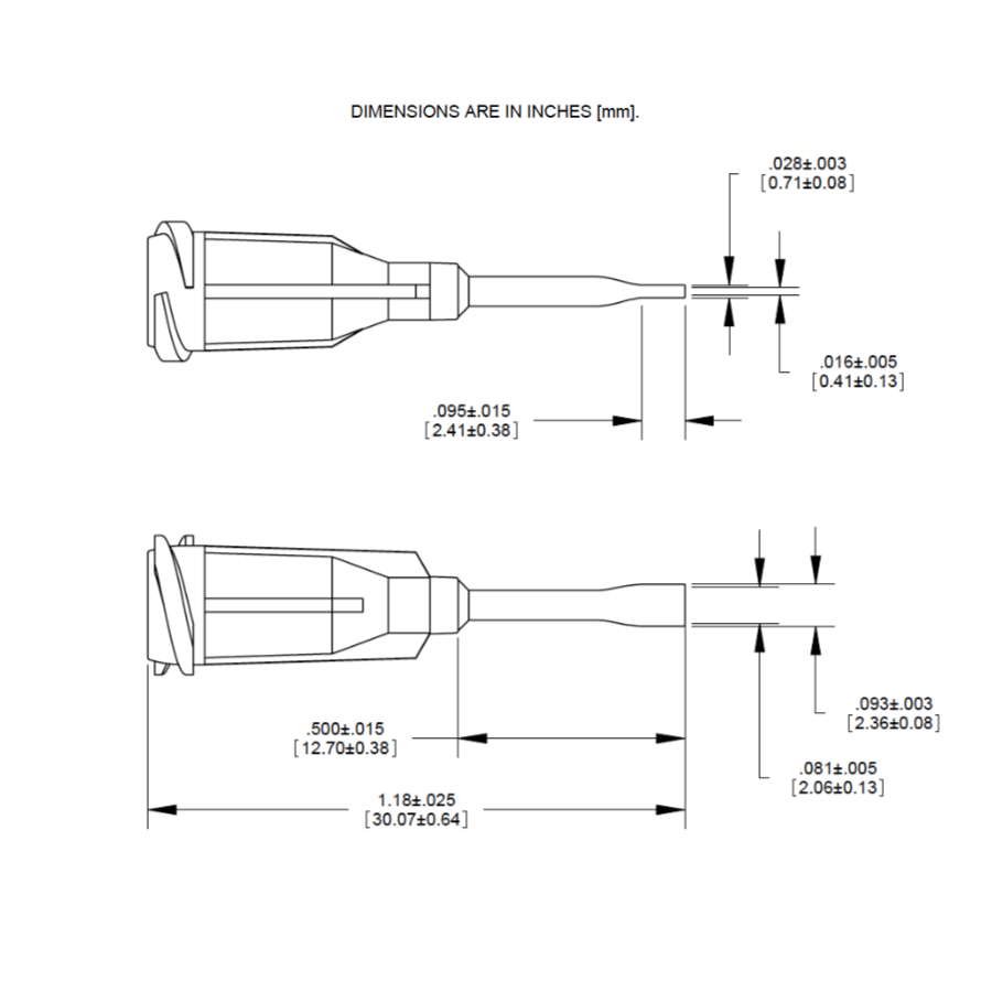 7018078 Drawing Nordson Oval Tip Amber