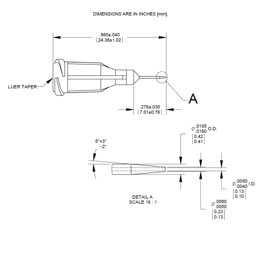 7018482 Drawing Nordson Chamfered Tip Clear