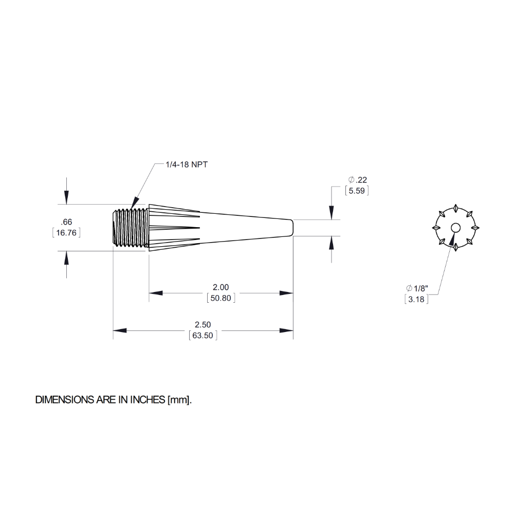 7018555 Drawing Nordson Polyethylene Nozzle