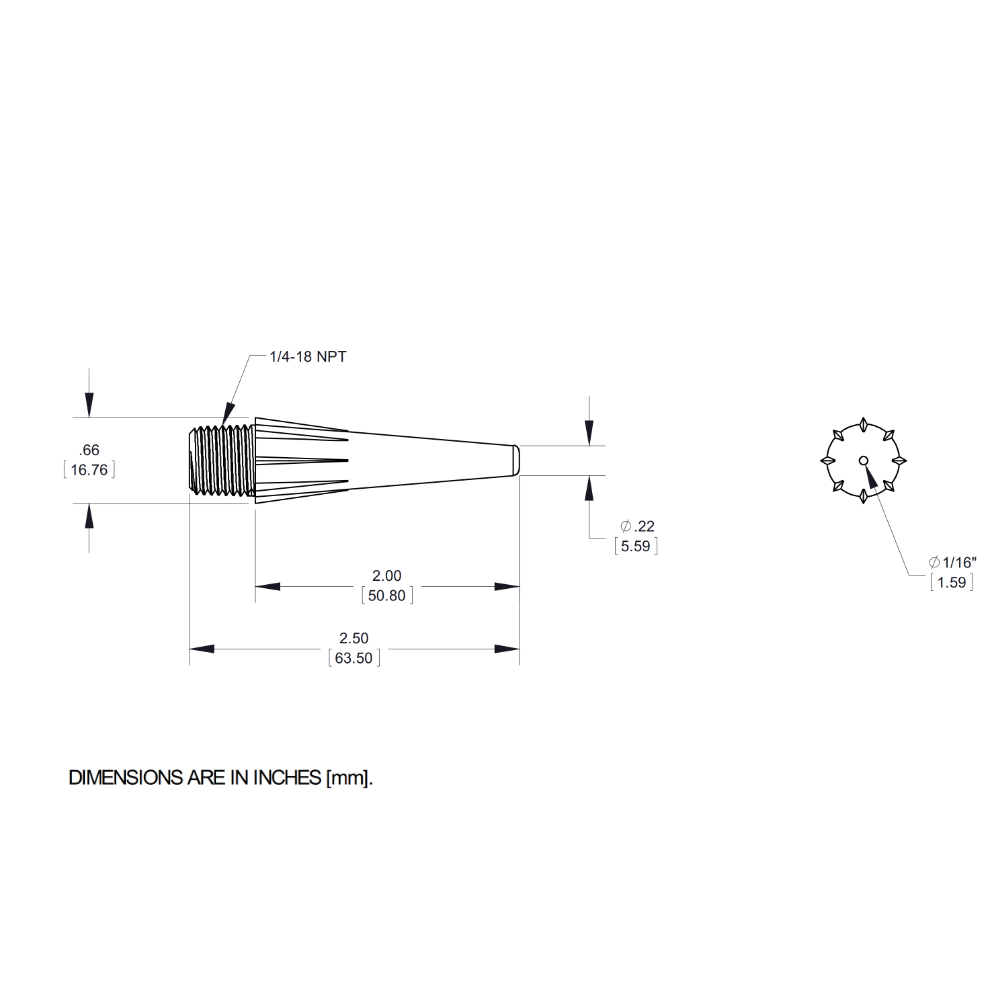 7018557 Drawing Nordson Polyethylene Nozzle