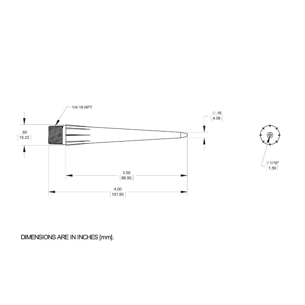 7018559 Drawing Nordson Polyethylene Nozzle