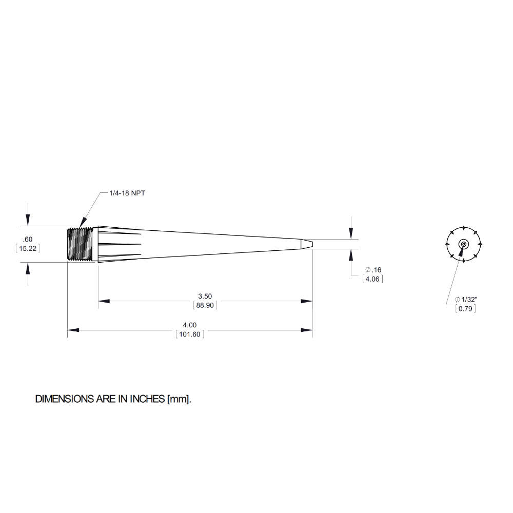 7018561 Drawing Nordson Polyethylene Nozzle