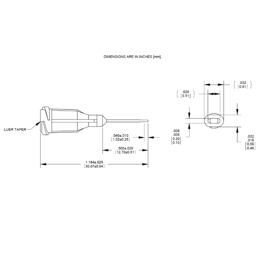 7024656 Drawing Nordson Oval Tip Orange