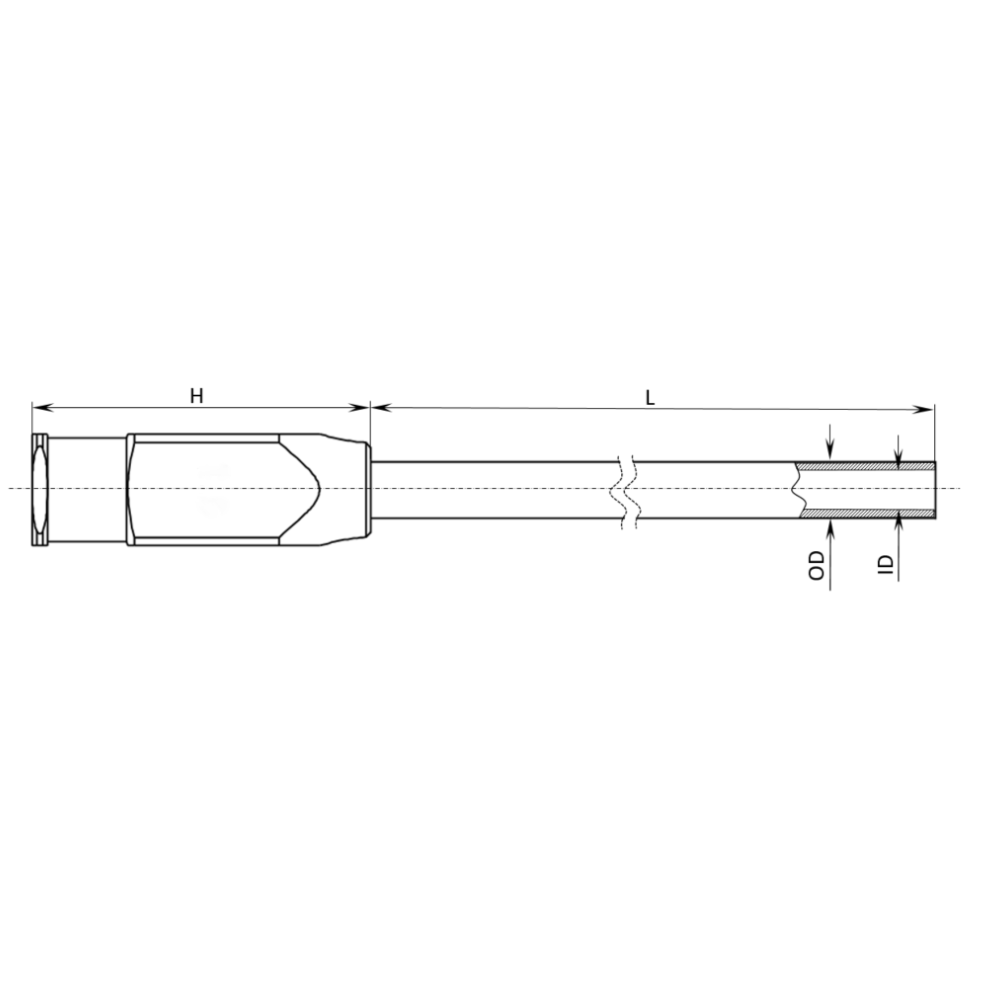 7026007 Drawing Flumasys Metal tip