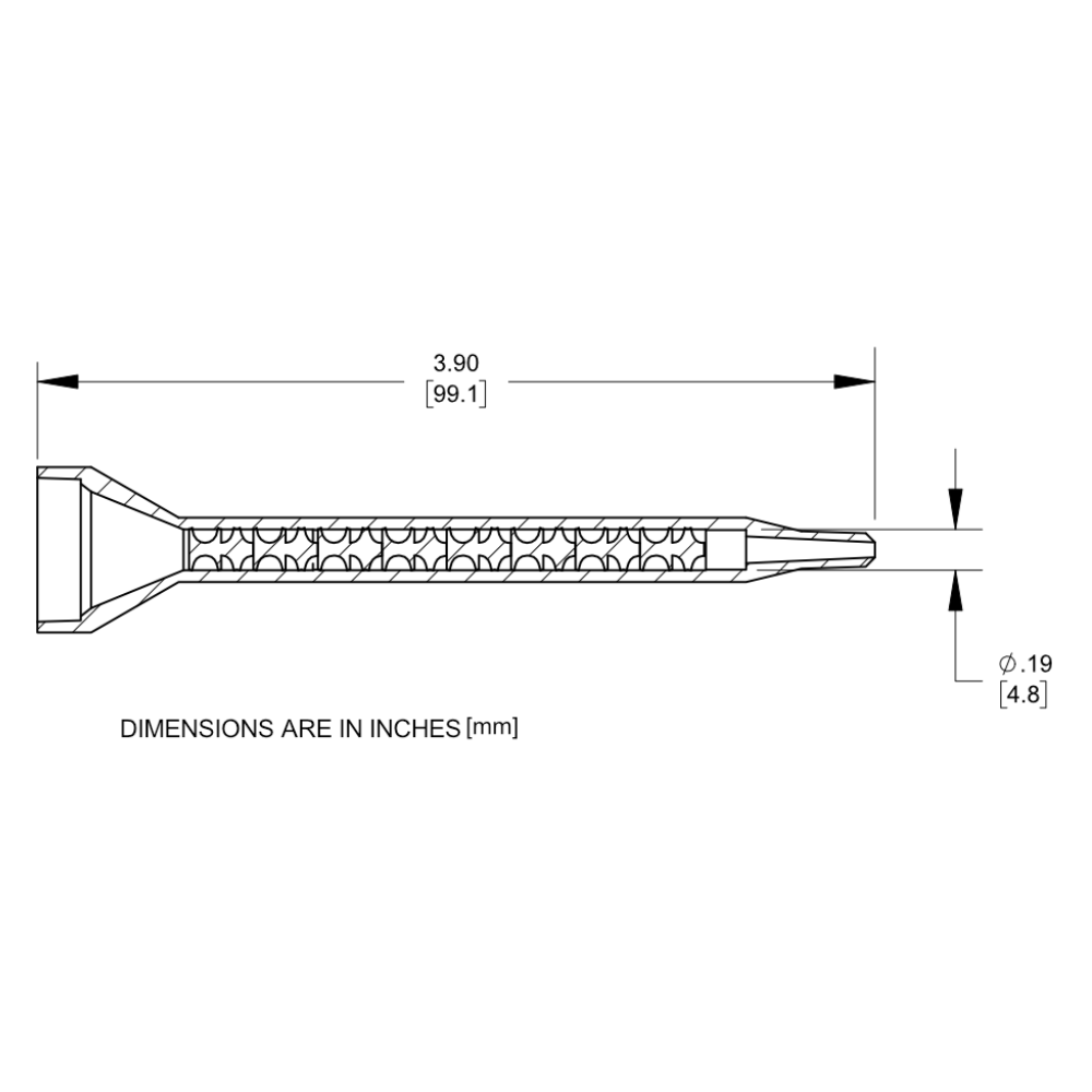 7700811 Drawing Nordson Static Mixer 160-416