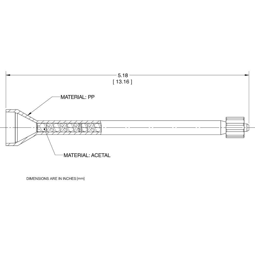 7700817 Drawing Nordson Static Mixer 160-424LL