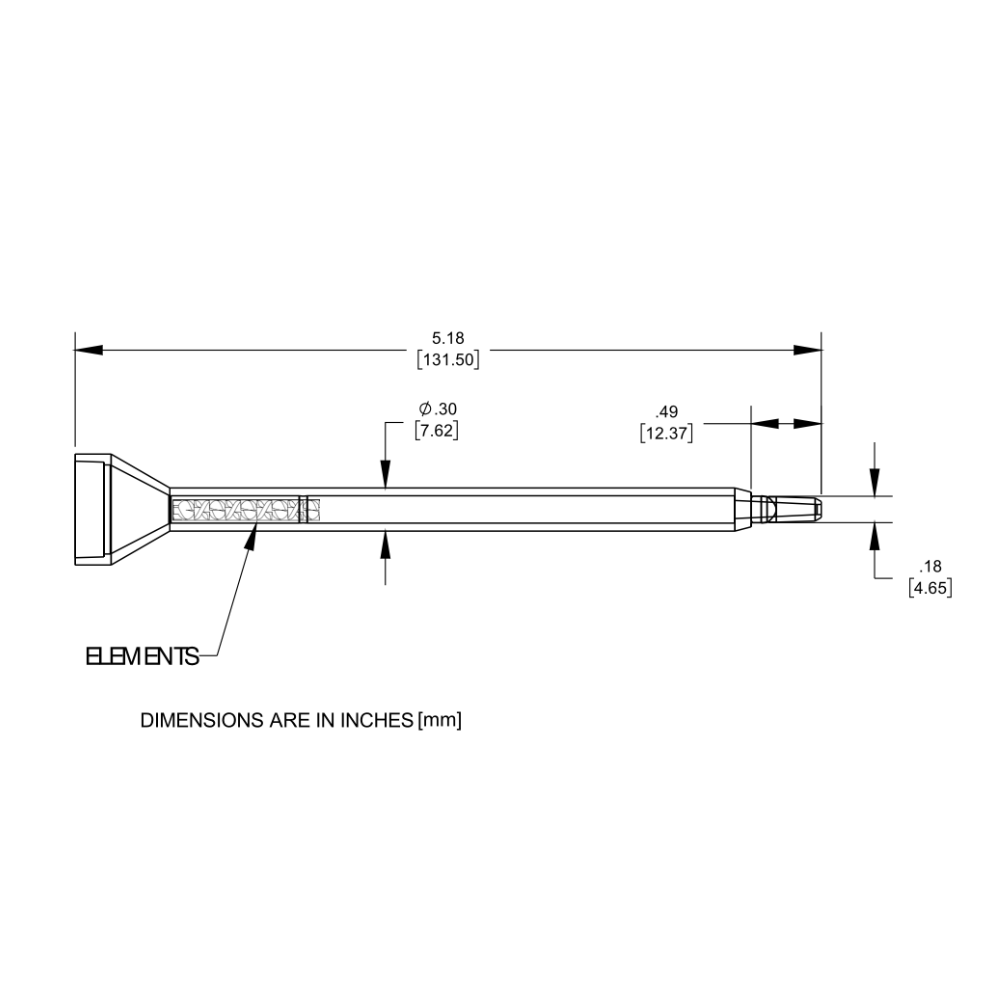 7700819 Drawing Nordson Static Mixer 160-424SH