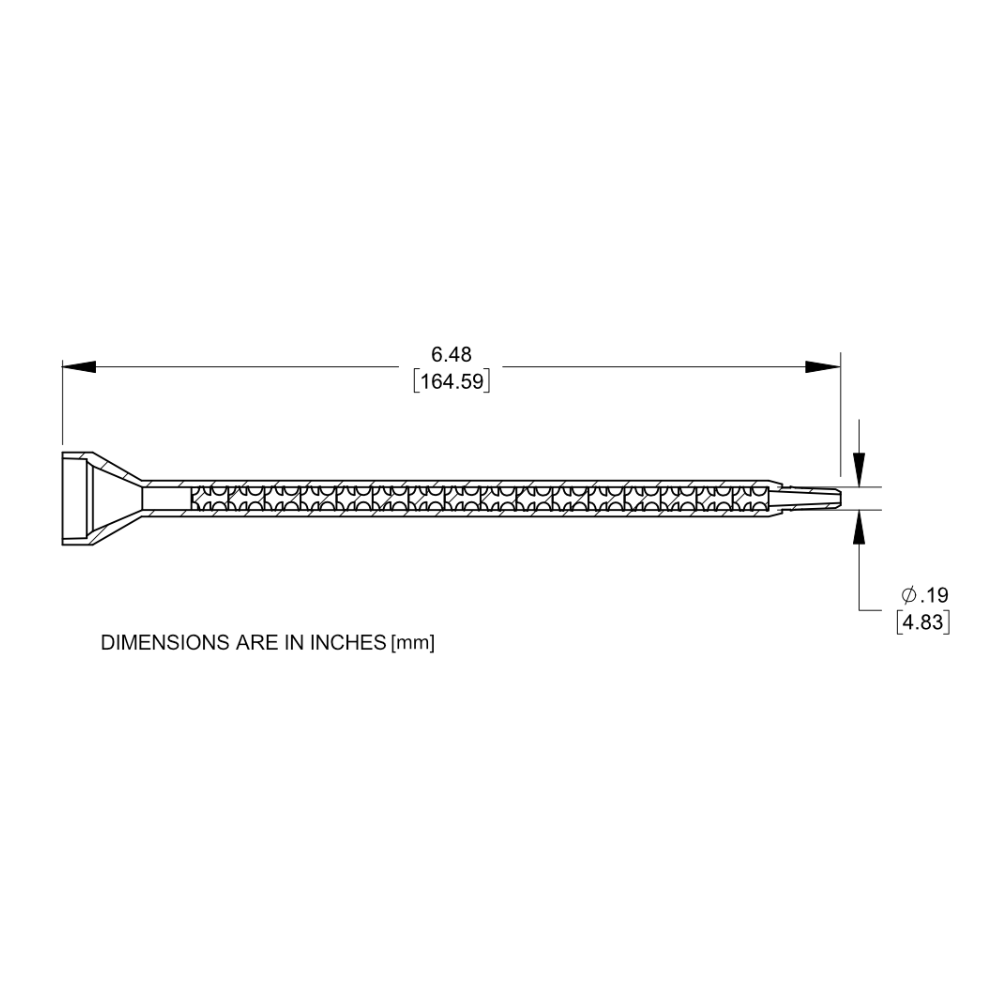 7700824 Drawing Nordson Static Mixer 160-432SH