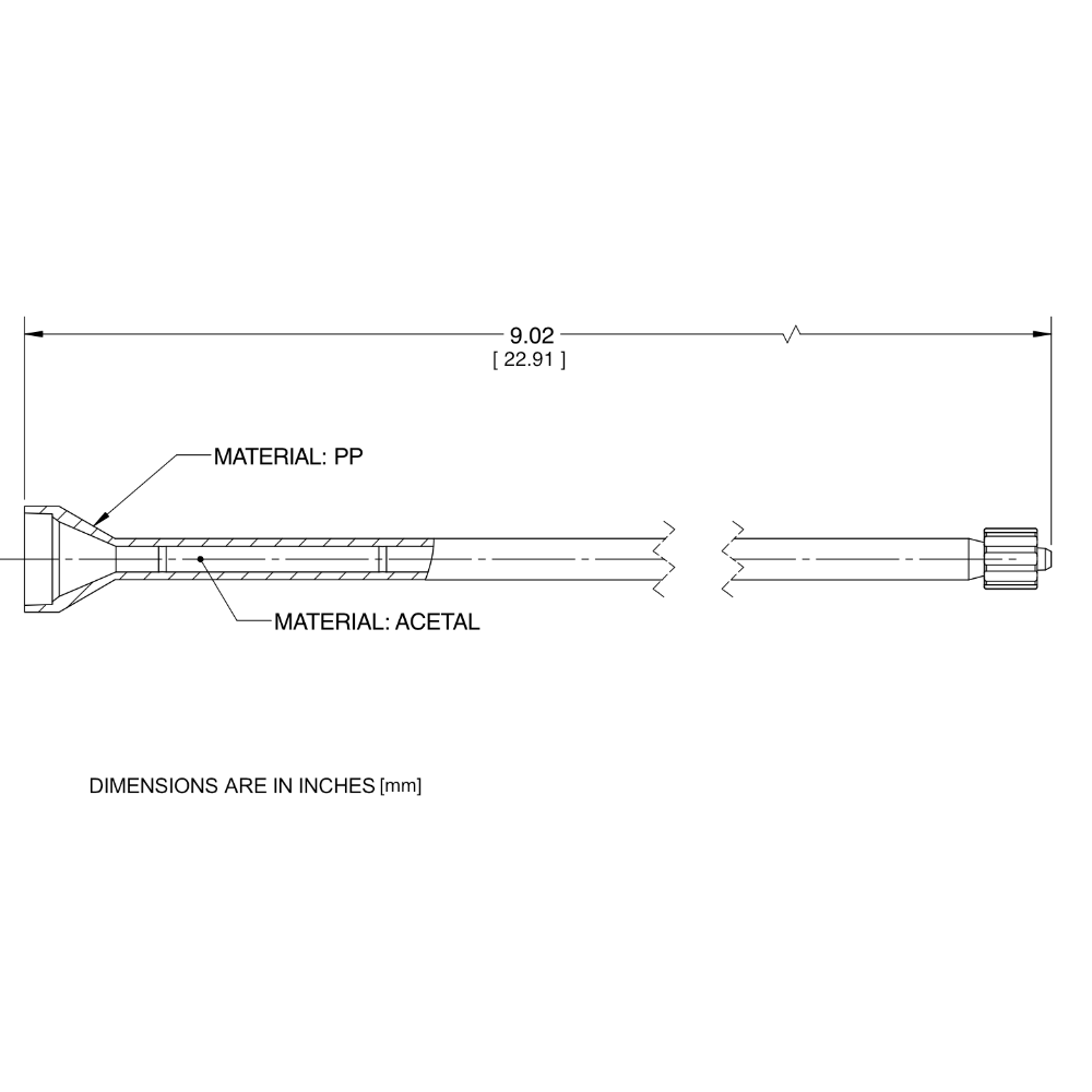 7700826 Drawing Nordson Static Mixer 160-448LL