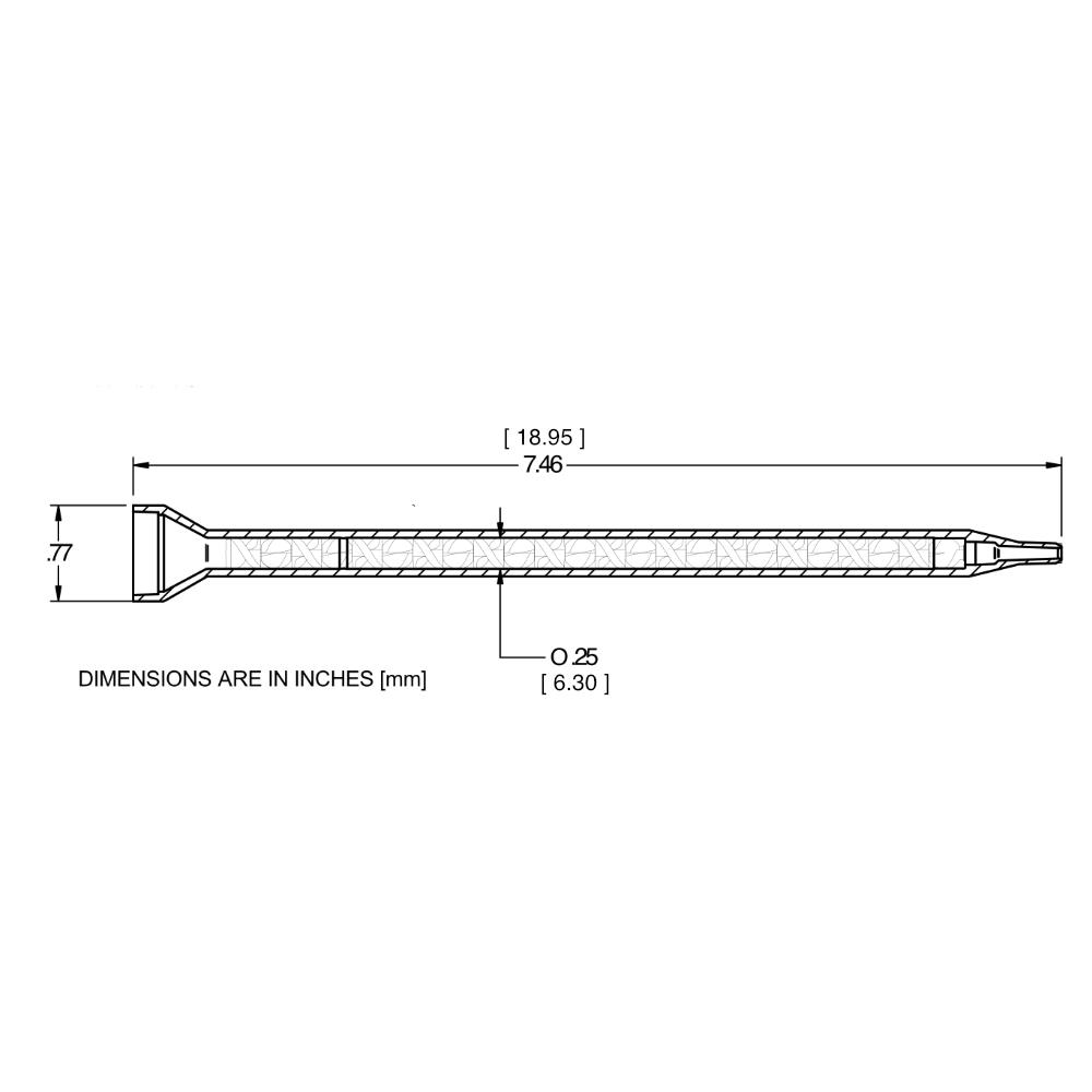 7700837 Drawing Nordson Static Mixer 160-624