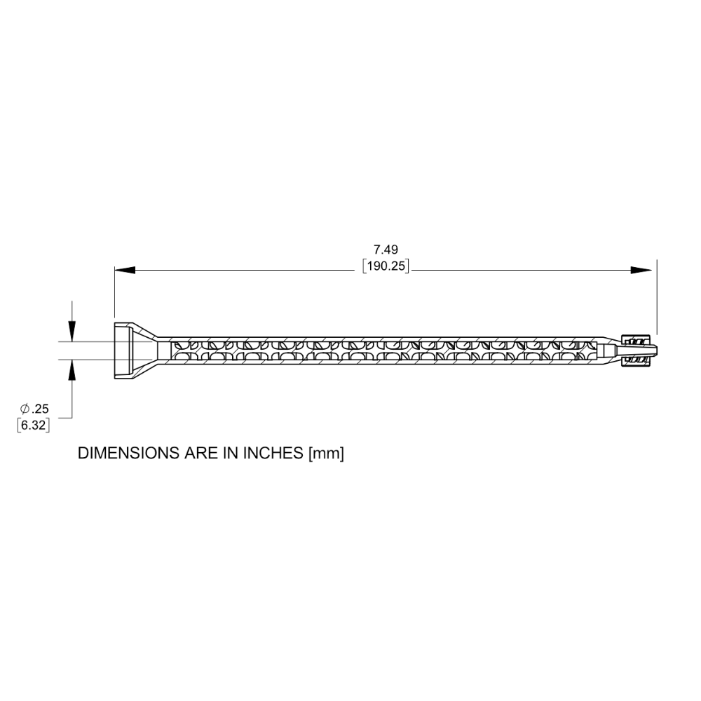 7700850 Drawing Nordson Static Mixer 160-624LL