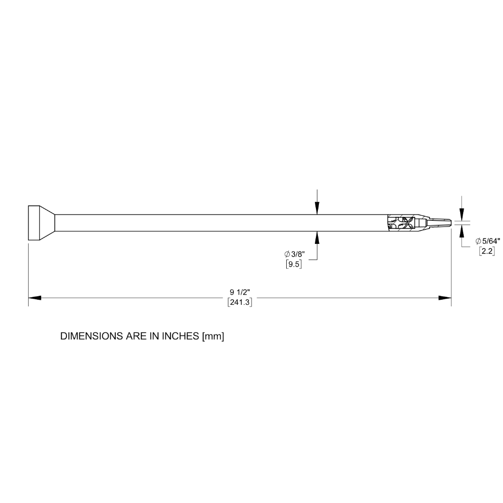 7700865 Drawing Nordson Static Mixer 160-632SH