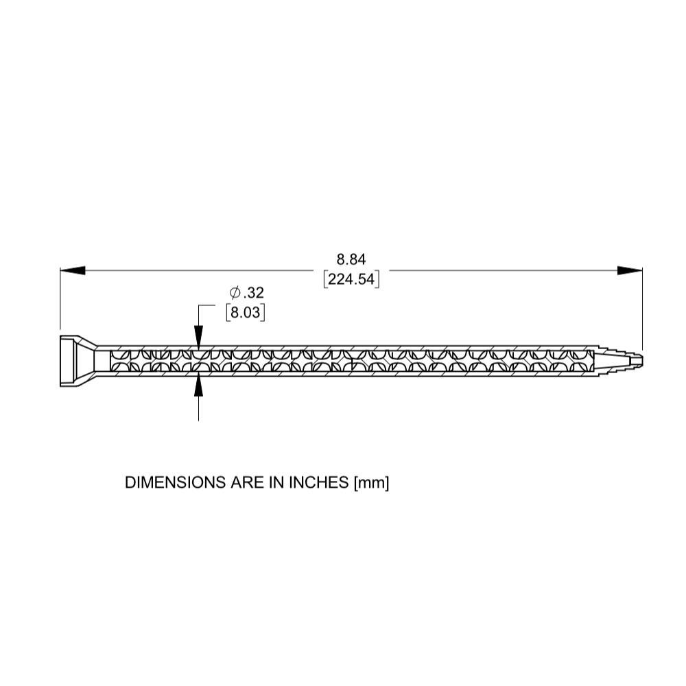 7700876 Drawing Nordson Static Mixer 160-724