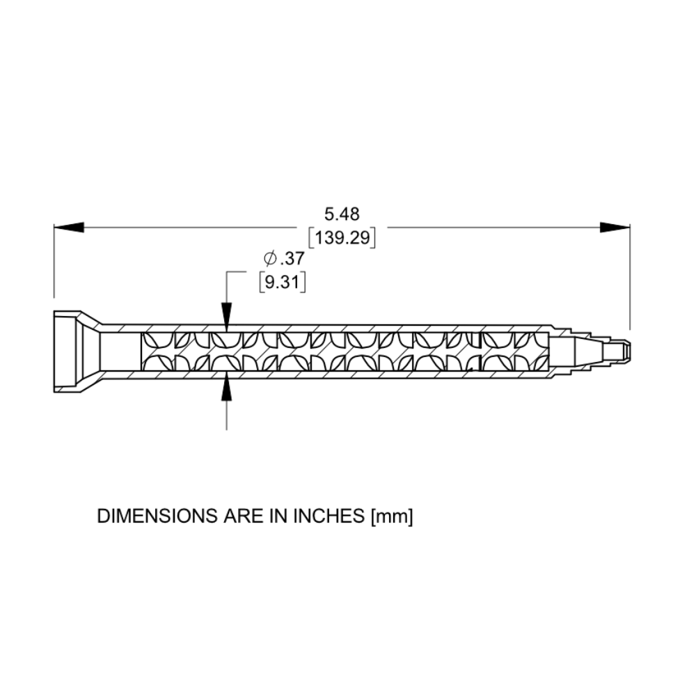 7700885 Drawing Nordson Static Mixer 160-812