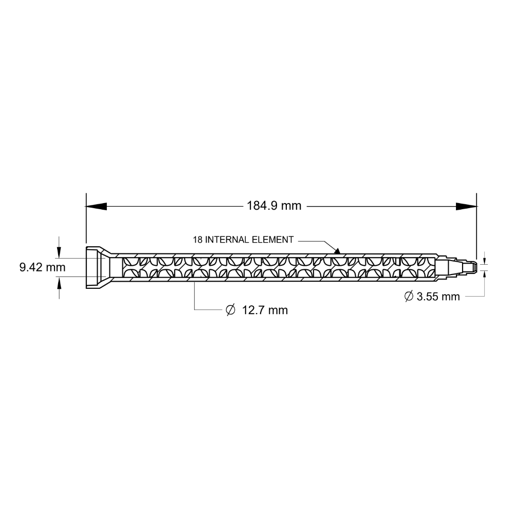 87013510 Drawing Flumasys Static Mixer 160-818