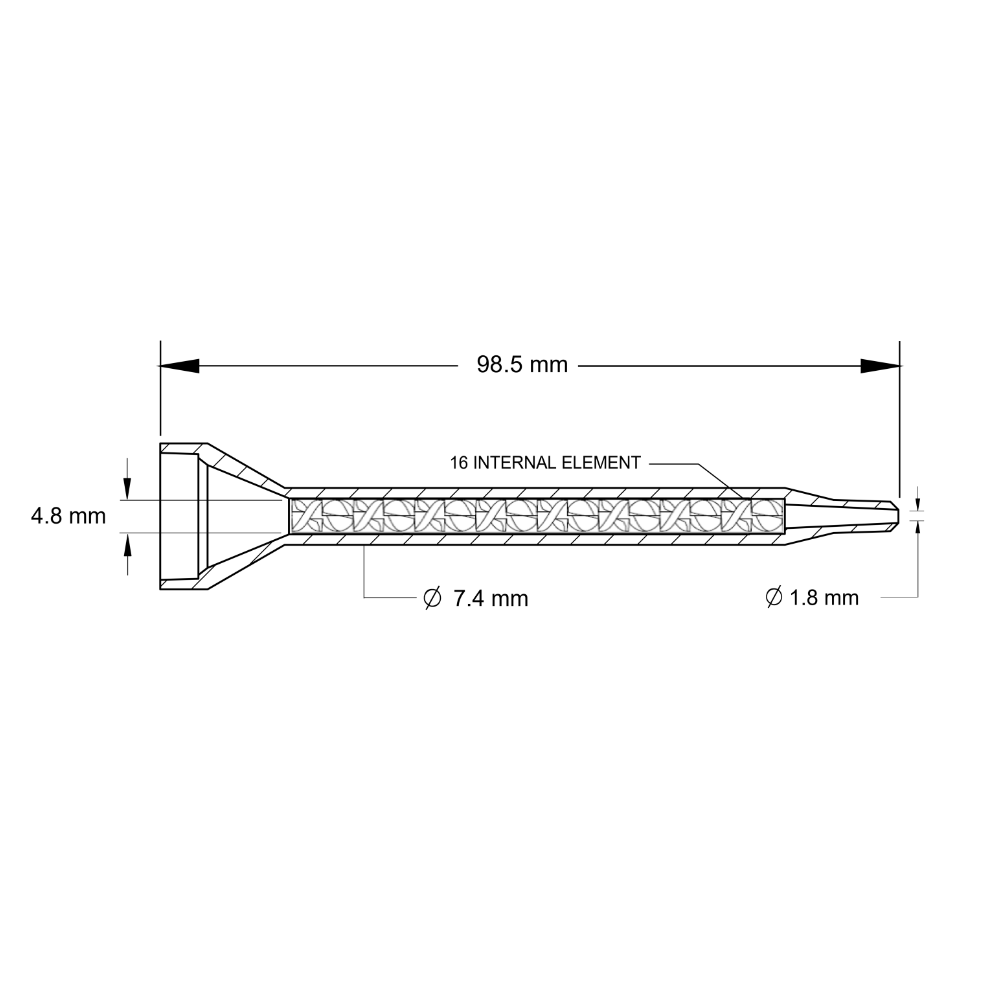 87700811 Drawing Flumasys Static Mixer 160-416