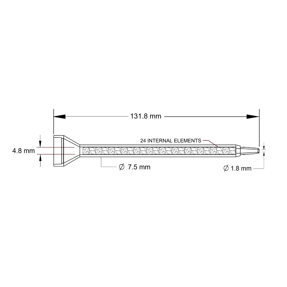 87700819 Drawing Flumasys Static Mixer 160-424SH