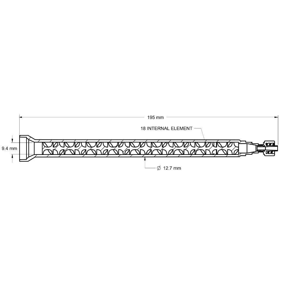 87700902 Drawing Flumasys Static mixer 160-818LL