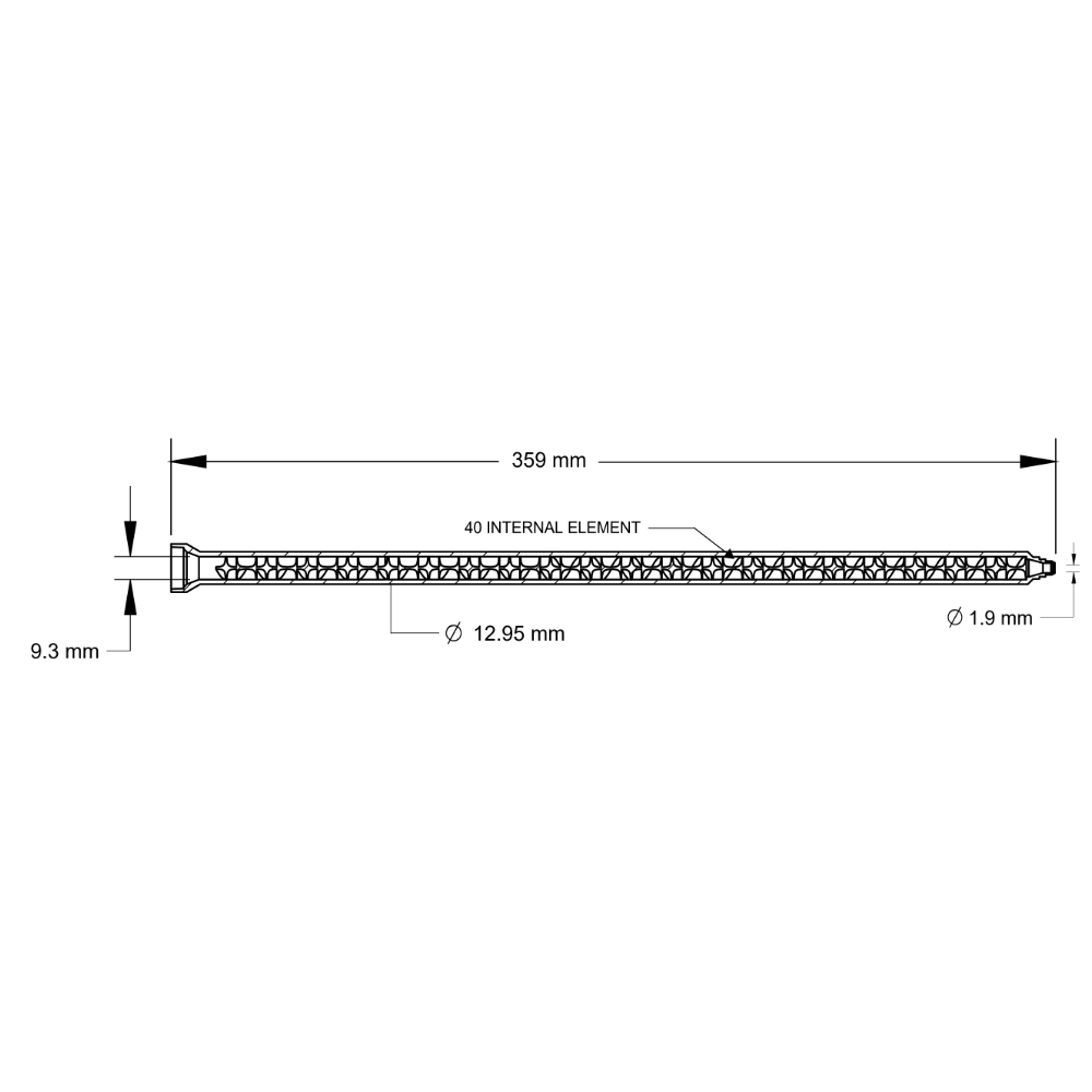 87700932 Drawing Flumasys Static Mixer 160-840