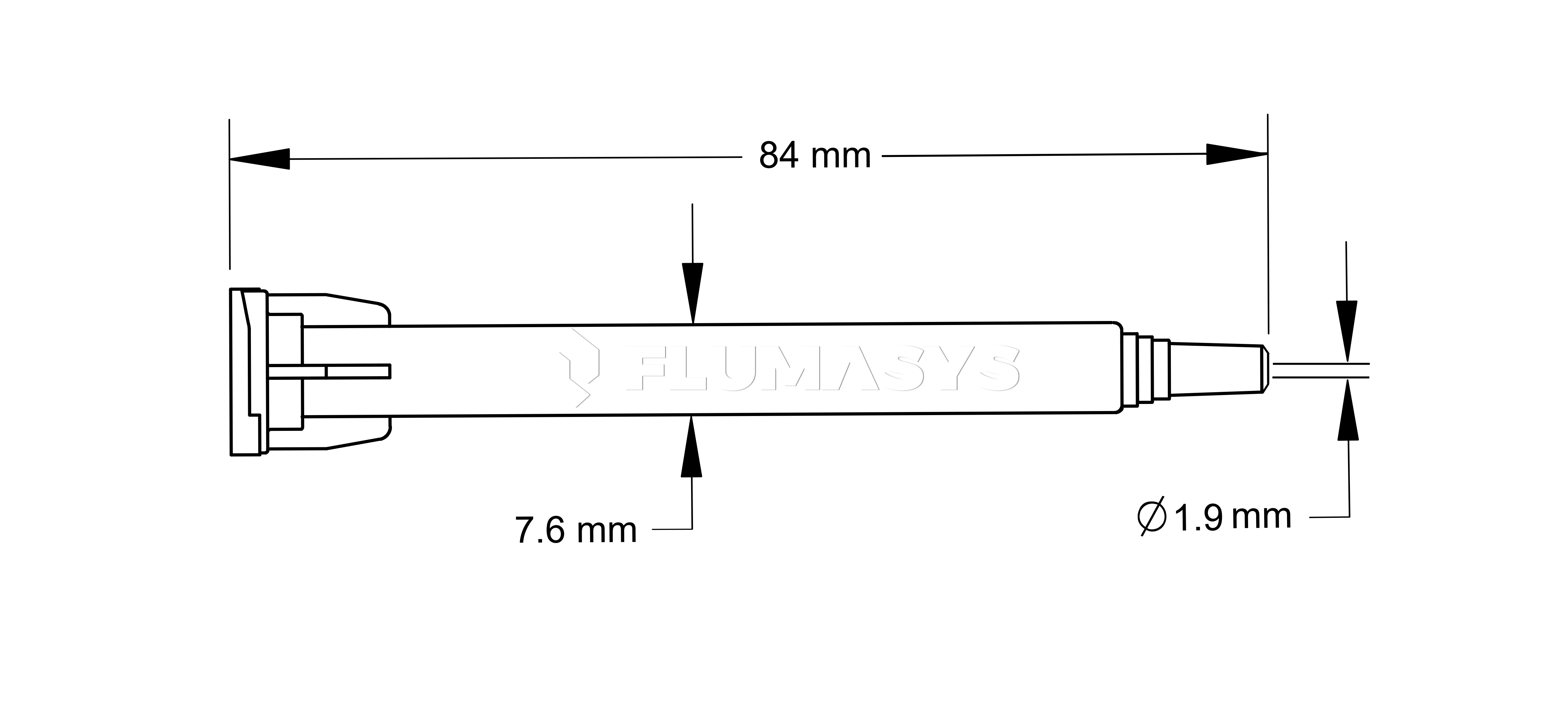 F-MAQ0516L Drawing Flumasys Bayonet Quadro Mixer 16 elements