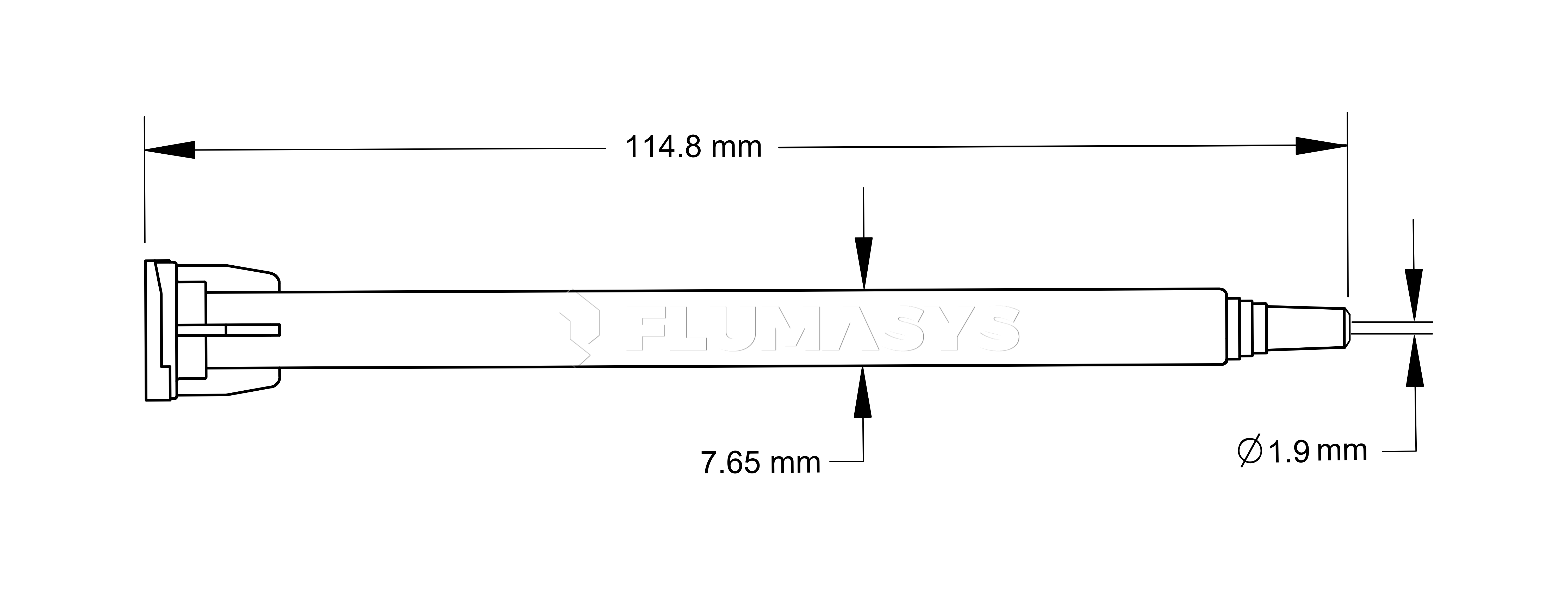 F-MAQ0524L Drawing Flumasys Bayonet Quadro Mixer 24 elements