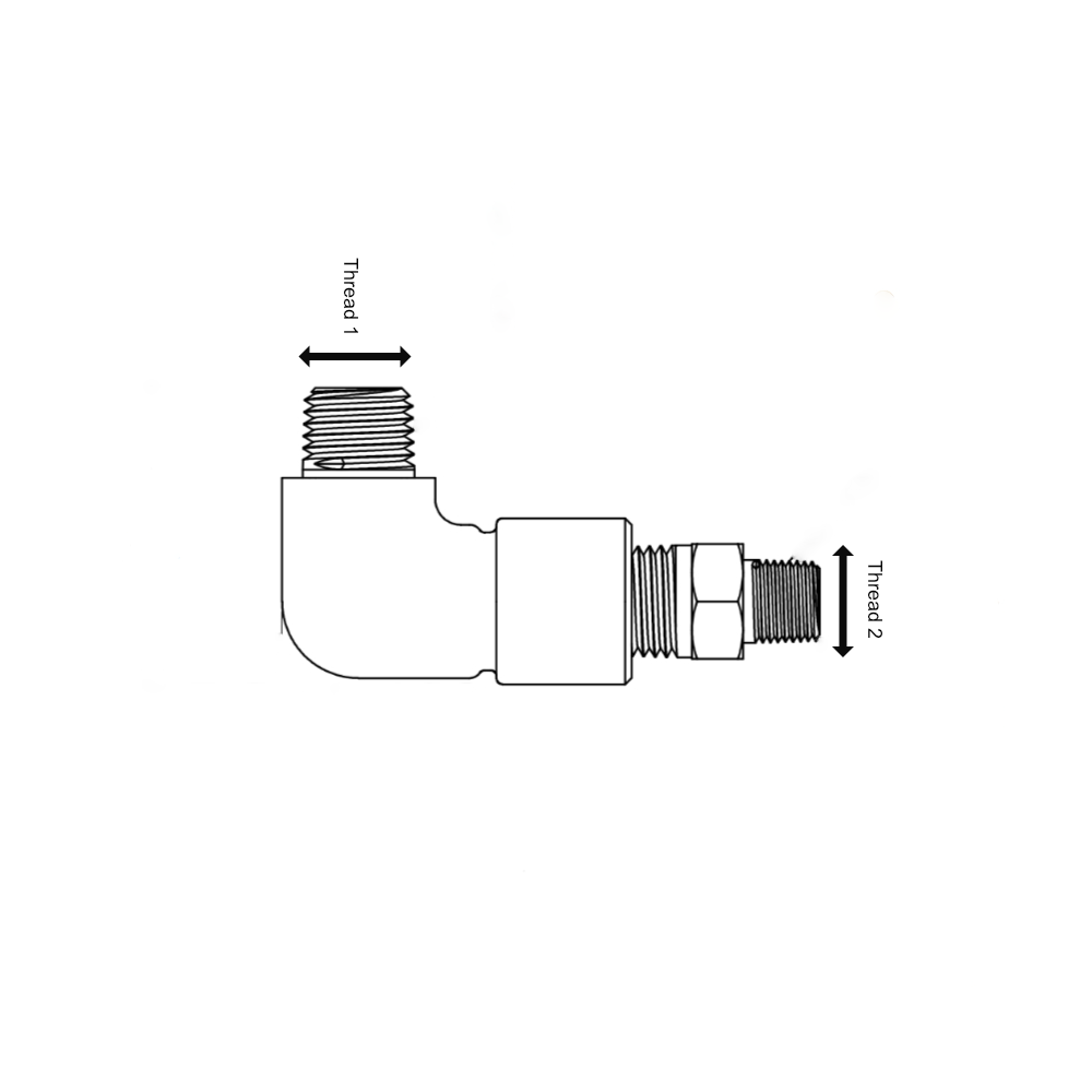 FITTING 1/4″ NPTM x 1/8″ NPTM ELBOW