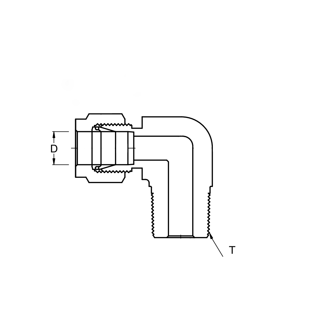 TUBE FITTING 1/8″ NPTM x 3/8″ OD ELBOW