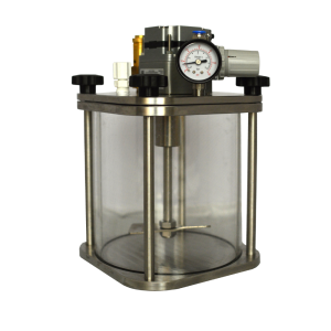 2L Acrylic & Stainless Steel 316 Clear Pressure Vessel with Agitation