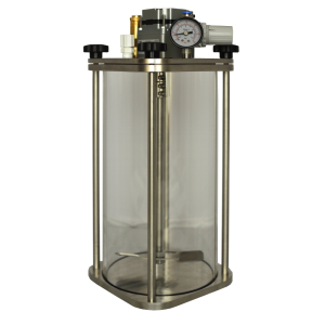 5L Toughened Glass & Stainless Steel 304 Clear Pressure Vessel with Agitation