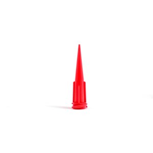 7018370 Nordson Opaque Rigid Tapered Tip red