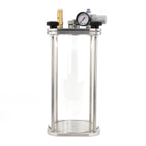 5L Toughened Glass & Stainless Steel 304 Clear Pressure Vessel - ER