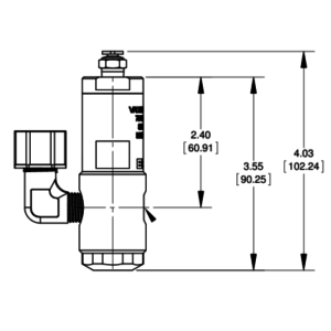 7021020 Nordson EFD 725HF-SS piston valve drawing